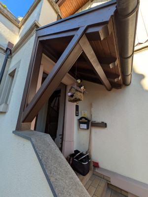 Haustür Treppenaufgang